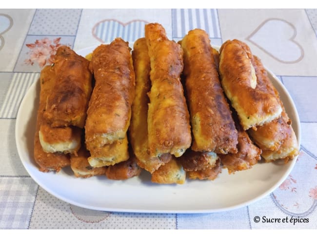 Bâtonnets au lait fermenté et fromage