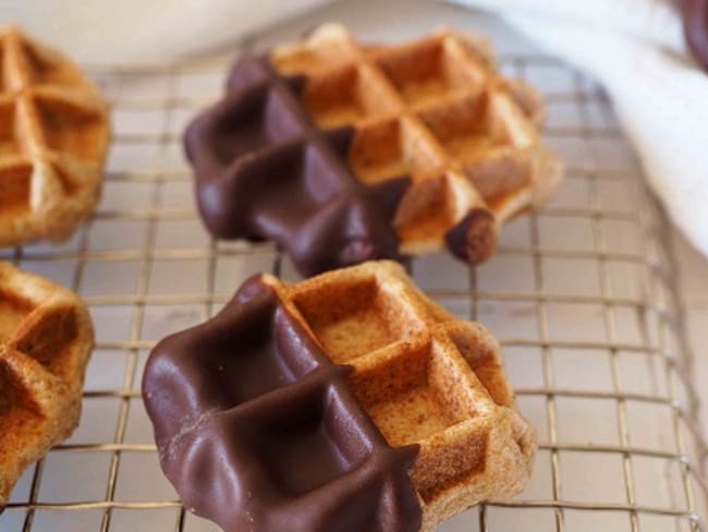 Gaufres Liégeoises au chocolat IG Bas