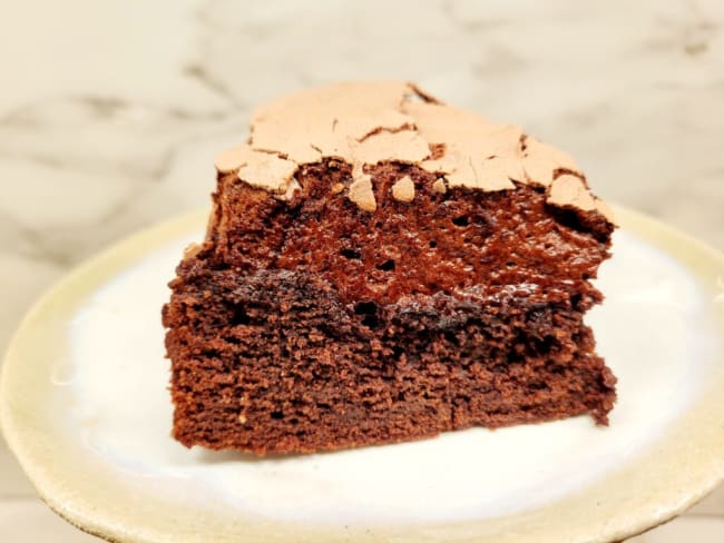 Gâteau au chocolat meringué : surprenant !