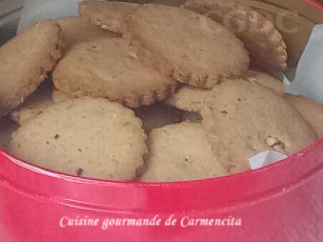 Petits biscuits sablés aux amandes