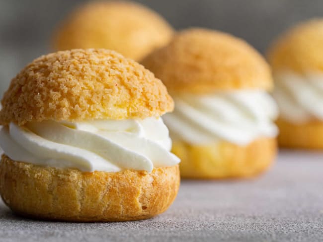 Choux à la crème chantilly : légers, moelleux fondants et irrésistibles !