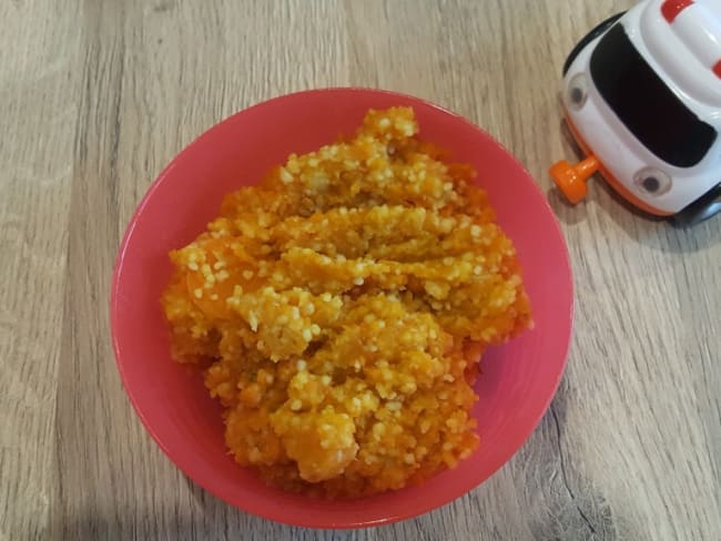 Couscous au rutabaga et carottes pour bébé à partir de 9 mois