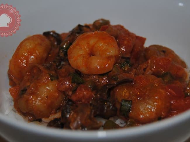 Crevettes façon thaï