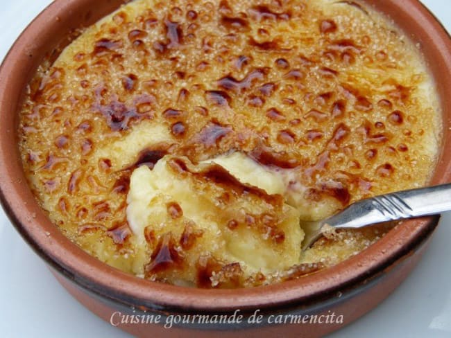 Crème catalane comme en Espagne