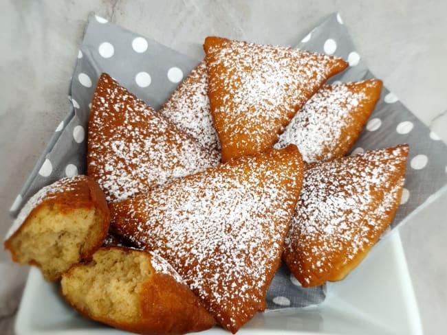 Beignets lorrains à l'eau de vie de mirabelles