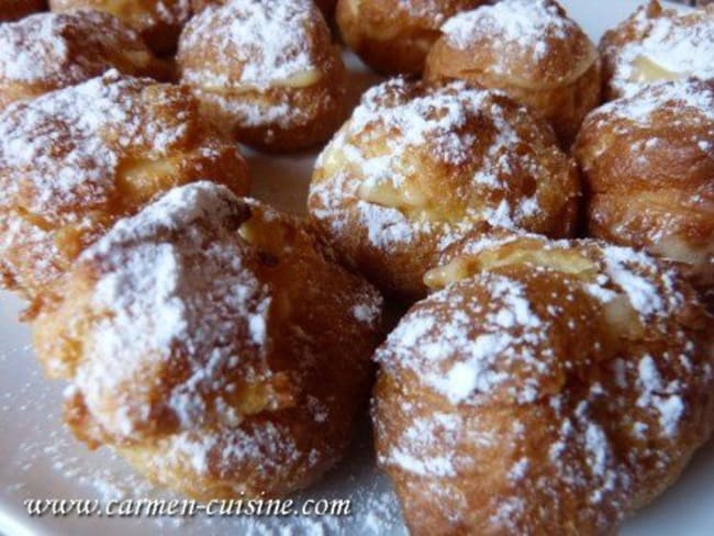 Choux à la crème au citron