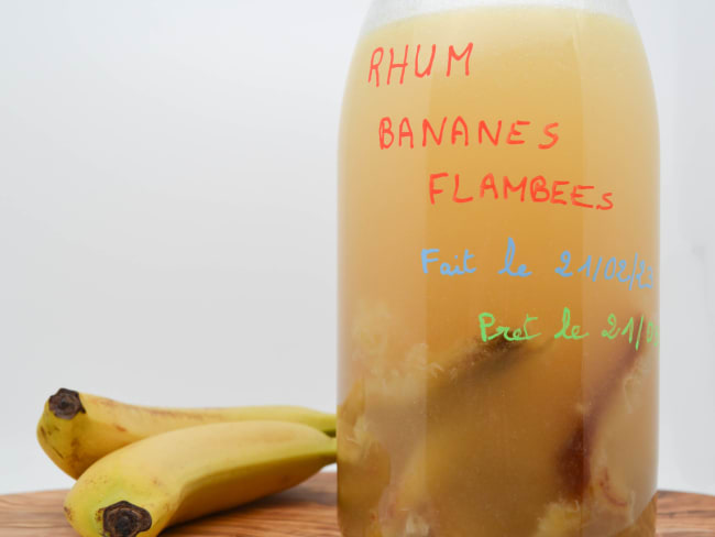 Cocktails Rhum bananes flambées