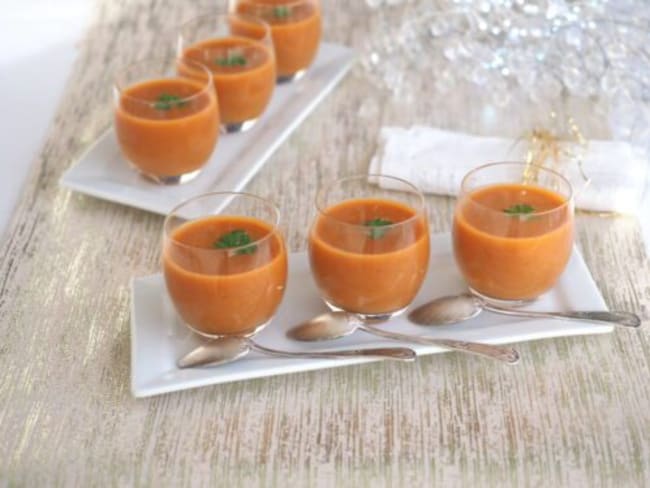 Velouté de homard à la patate douce : une entrée de fête