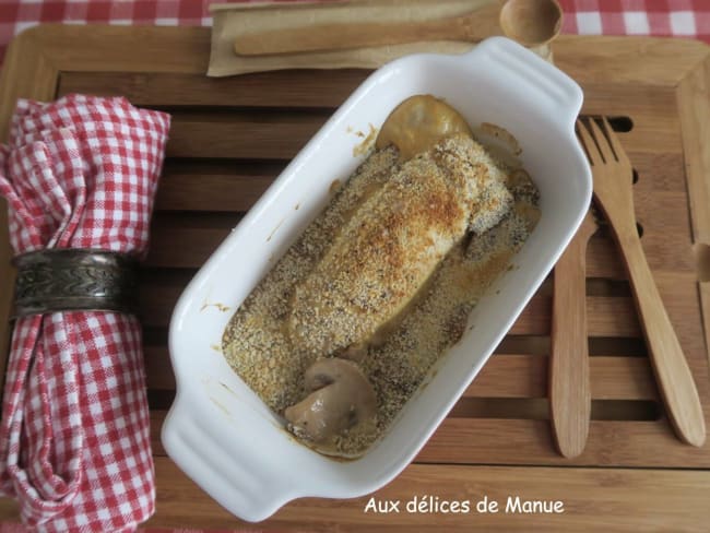 Quenelles de brochet au four à la sauce aux crevettes