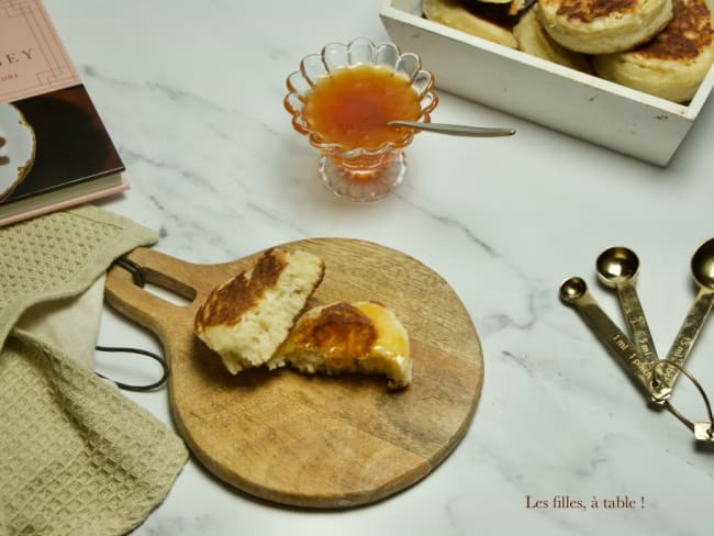 Crumpets pour le tea time à l'anglaise 