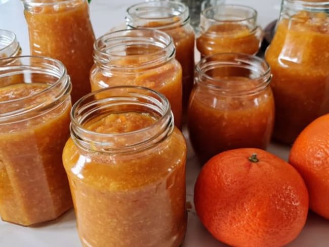 Confiture de clémentines corses pour environ 6 pots de 250 g