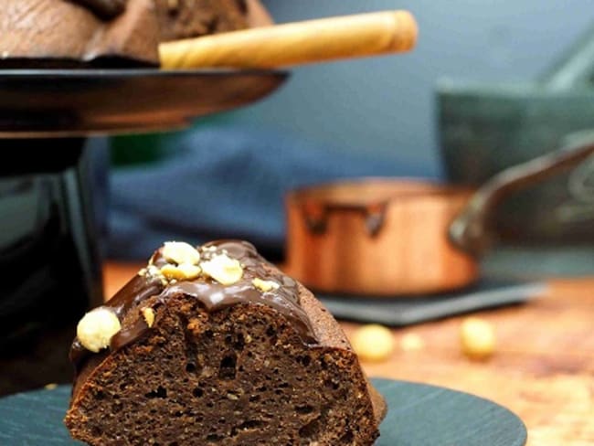 Bundt Cake Chocolat Noisette IG Bas