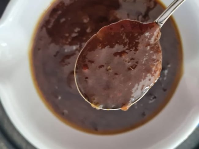 Sauce à l'orange pour napper une viande