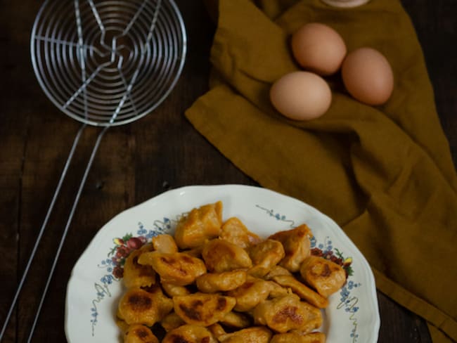 Knepfle alsaciens de patate douce