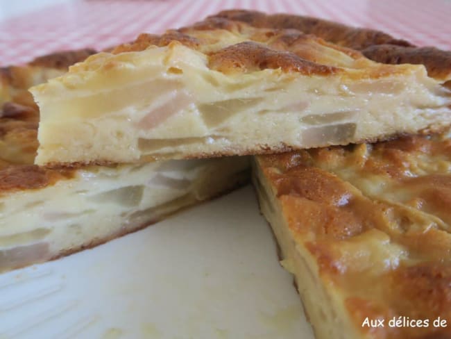 Gâteau invisible aux poires