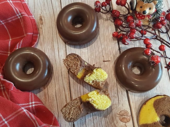 Savane façon donuts avec les moules Flexipan de Guy Demarle