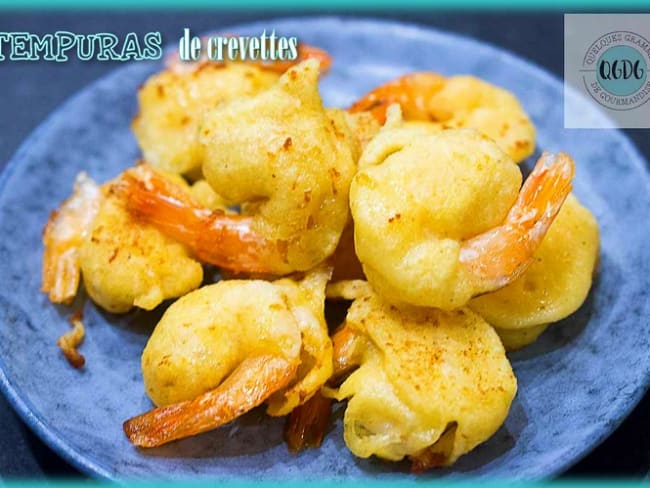 Tempuras de crevettes pour l'apéritif