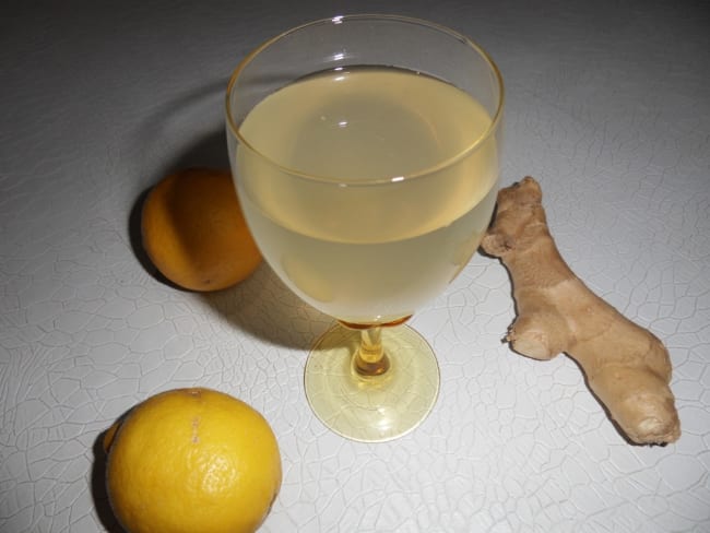 Boisson détox citron et gingembre