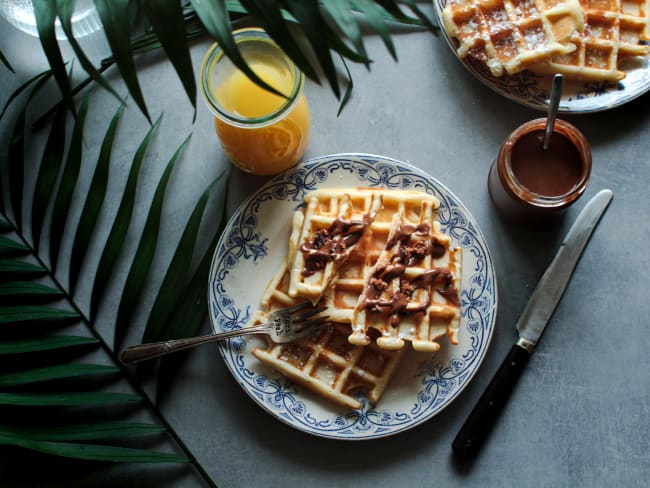 Gaufres croustillantes de Christophe Michalak - une recette facile et sans repos