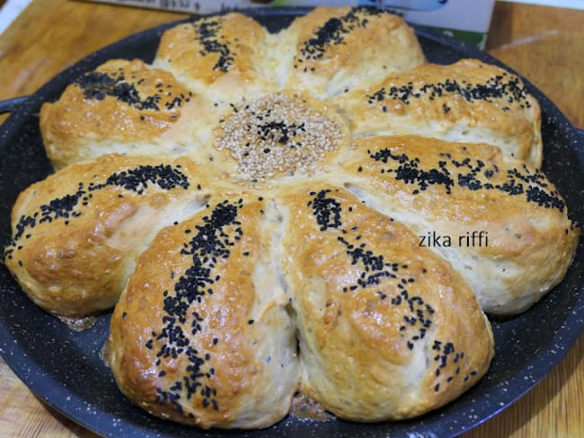 PAIN MARGUERITE BRIOCHÉ HYPER MOELLEUX AU LAIT FERMENTÉ ( LEBEN ) ET FLEUR D'ORANGER- SANS PÉTRISSAGE