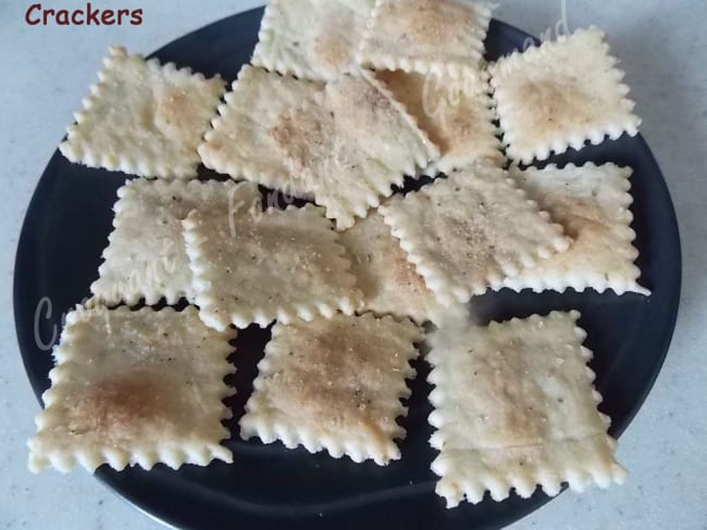 Crackers maison pour l'apéritif