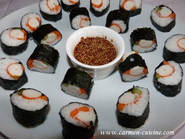 Makis au surimi