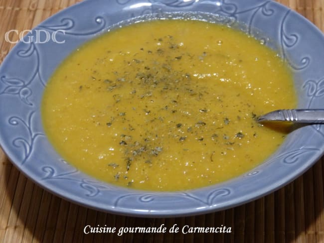 Recette de soupe de carottes et céleri rave