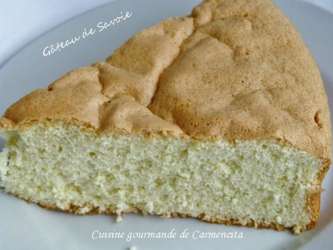 Gâteau de Savoie parfumé à  l'orange