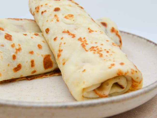 Pâte à crêpes avec petit lait de fromage blanc