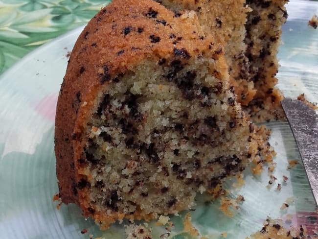 Bundt Cake aux pépites de chocolat et clémentine