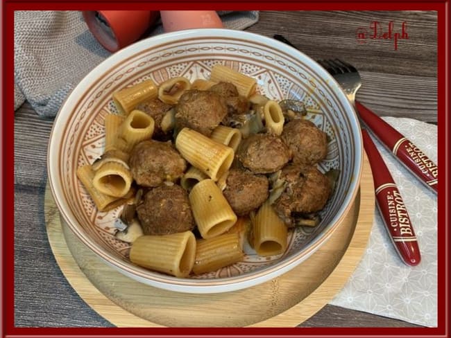 One pot pasta forestier aux champignons