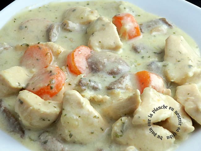 Blanquette de poulet au Companion