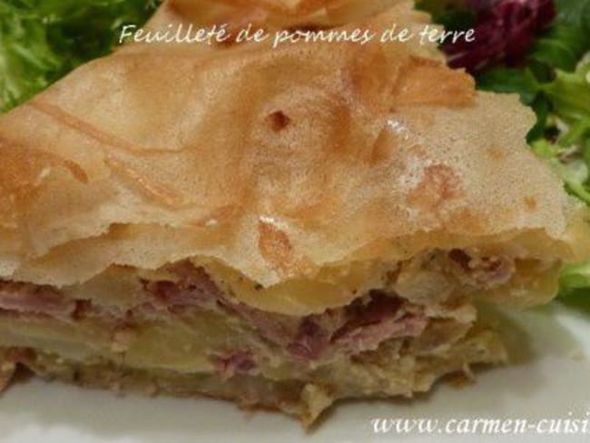 Feuilleté de pommes de terre