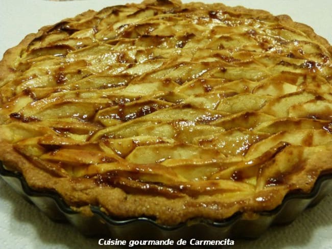 Tarte sablée fondante aux pommes