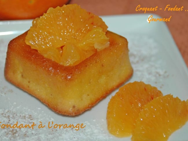 Gâteau fondant à l'orange