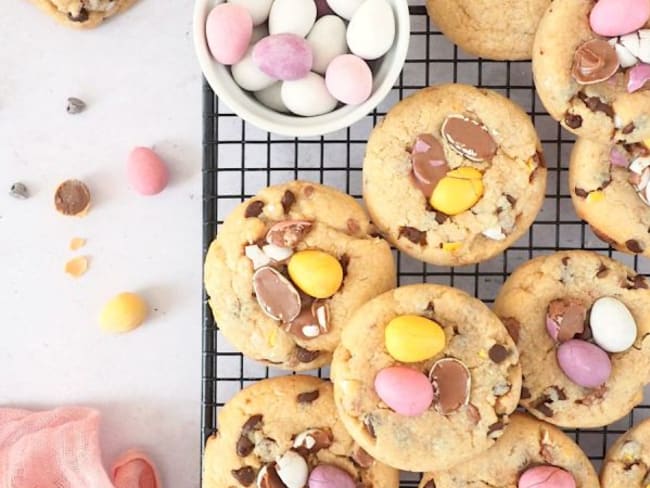 Cookies de Pâques aux pépites de chocolat