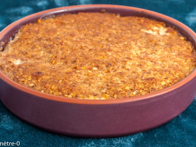 Gâteau à la compote de pommes et à la crème d’amandes (très facile)