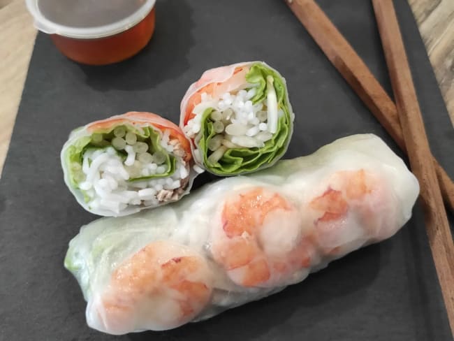 Rouleau de printemps du Vietnam ou spring roll