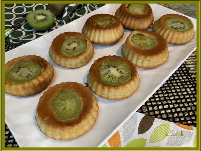 Tartelettes moelleuses aux kiwis pour un goûter fruité