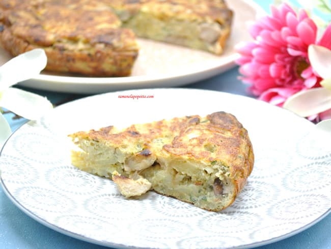 Tortilla de patata aux cèpes comme en Espagne