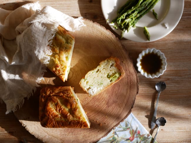 Cake Salé apéro aux Asperges et Fromage de Chèvre Frais