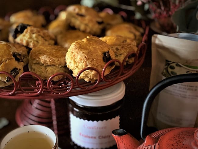 Mini scones anglais à croquer en deux bouchées