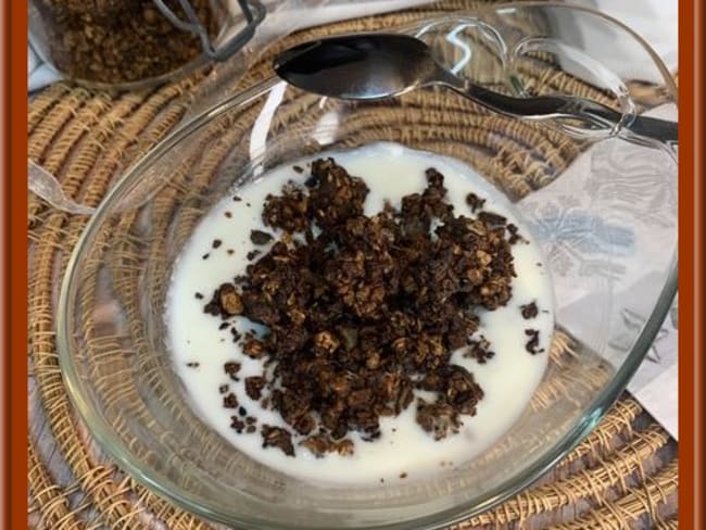 Granola aux graines pour un bon petit déjeuner