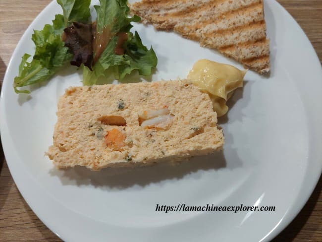 Terrine au saumon frais et crevettes