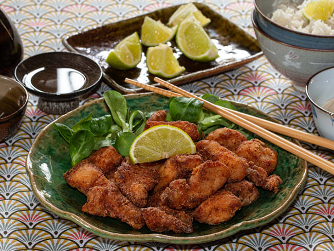 Poulet karaage 鳥から揚げ : un poulet frit japonais