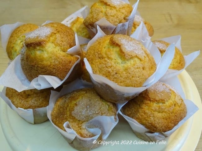 Madeleines espagnoles au citron ou Magdalenas de lemon