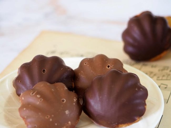 Madeleines Coquilles au chocolat