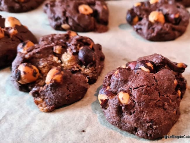 Cookies chocolat noisettes