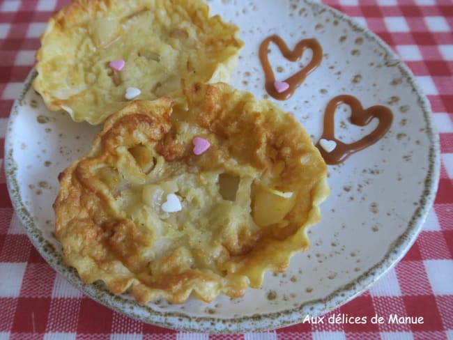 Crêpes à la poire, au four