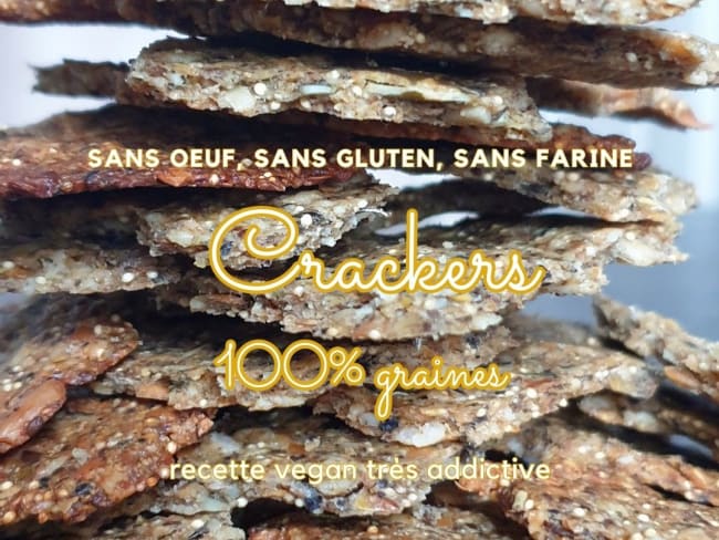 Crackers sans gluten 100% graines